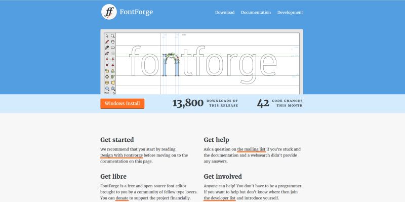 Narzędzia dla blogerów - Fontforge