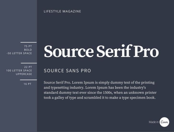 Uniwersalne zestawienia fontów, typografia dla freelancerów